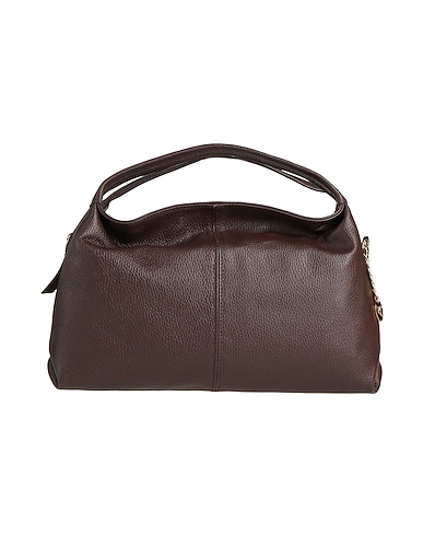 LAURA DI MAGGIO Handbag Dark brown Leather