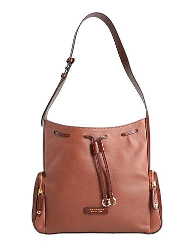 THE BRIDGE Shoulder bag Brown Leather