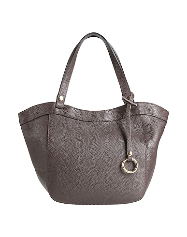 LAURA DI MAGGIO Handbag Dark brown Leather
