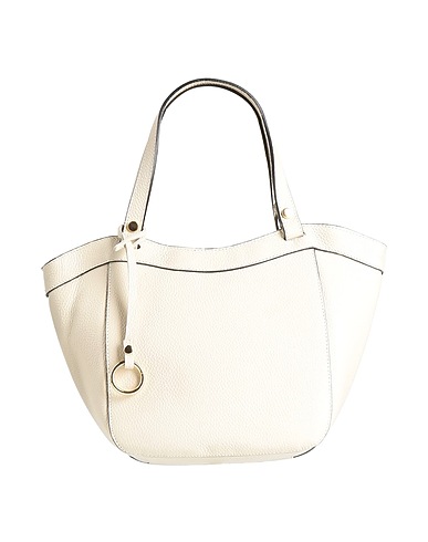LAURA DI MAGGIO Borsa a mano Avorio Pelle