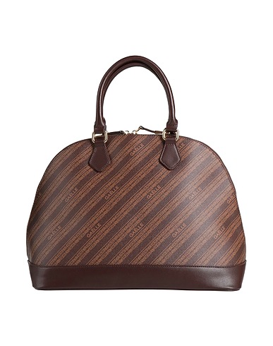GAëLLE Paris Handbag Dark brown 70% PVC - Polyvinyl chloride, 30% Bio-based polyurethane