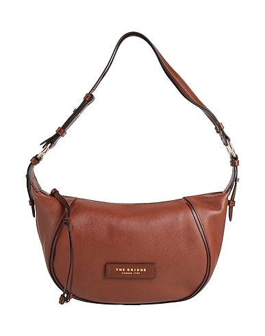 THE BRIDGE Schultertasche Braun Leder