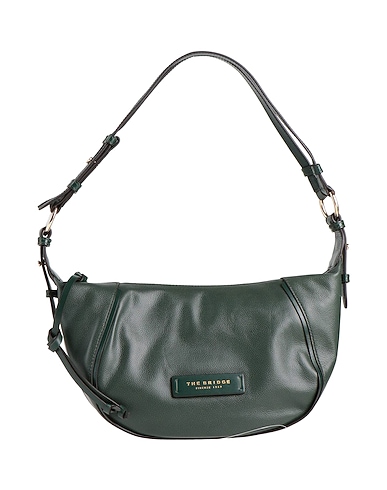 THE BRIDGE Shoulder bag Dark green Leather