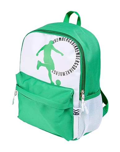 BIKKEMBERGS Rucksack & bumbag Green 100% Polyester