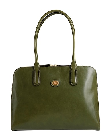 THE BRIDGE Handbag Military green Leather