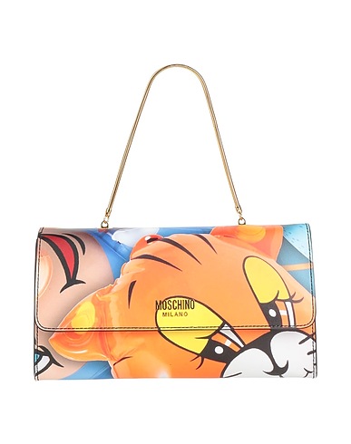 MOSCHINO Handbag COUTURE Orange Leather