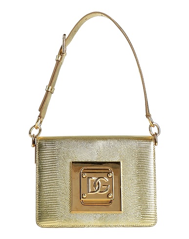 DOLCE&GABBANA Handbag Gold 100% Calfskin