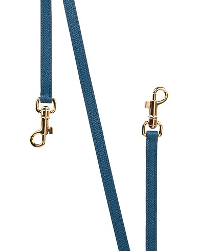 DOLCE&GABBANA Bag accessories & charms Blue 100% Calfskin