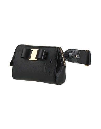FERRAGAMO Belt Bags Black Leather