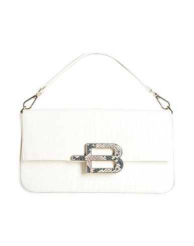 BALDININI Sac à main Blanc 80% Cuir de veau, 20% PVC - Polychlorure de vinyle