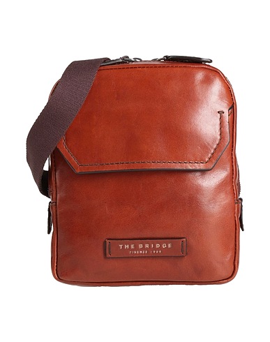 THE BRIDGE Cross-body bags Chocolate brown Leather