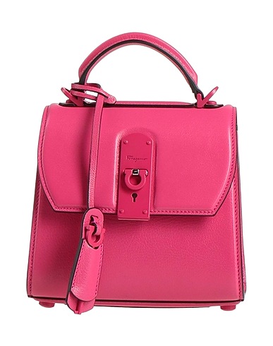 FERRAGAMO Handbag Fuchsia Leather