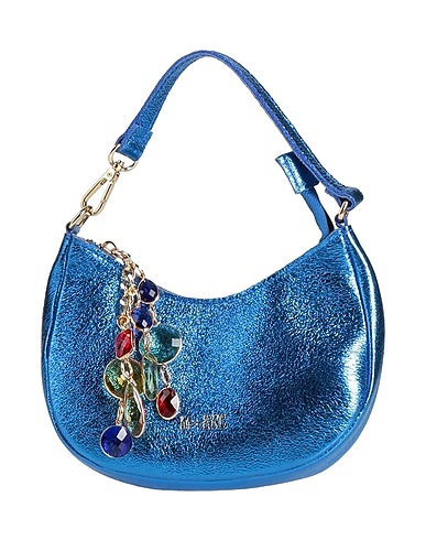 M★BRC Handbag Bright blue Leather