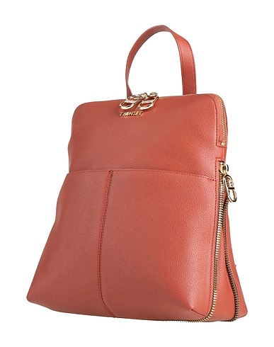 TWINSET Rucksacks Tan 100% Polyester, Polyurethane