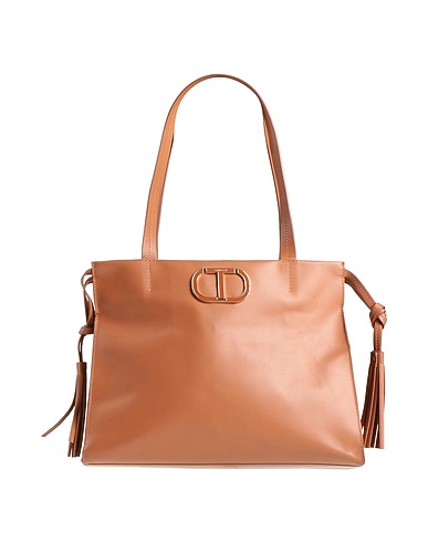 TWINSET Handbag Brown 100% Cow leather