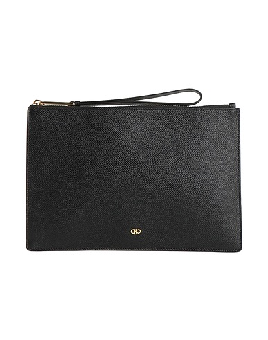 FERRAGAMO Handbag Black Calfskin