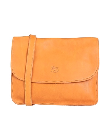 IL BISONTE Across-body bag Tan Leather