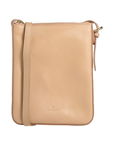 IL BISONTE Cross-body bags Sand Leather