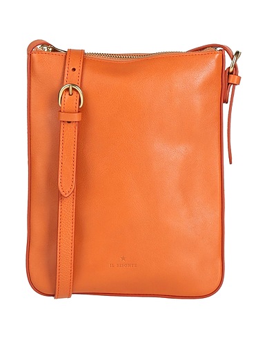 IL BISONTE Cross-body bags Tan Leather