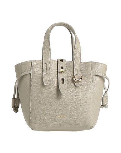 FURLA Handbag Grey Leather