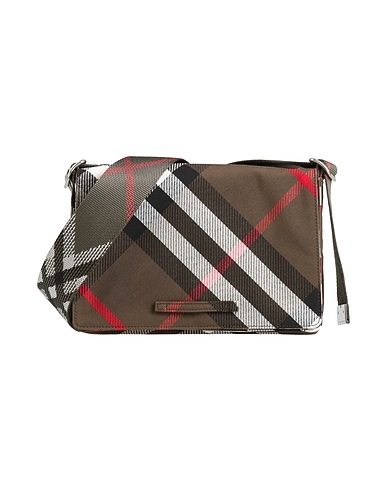 BURBERRY Borsa a tracolla Khaki 65% Poliestere, 35% Cotone