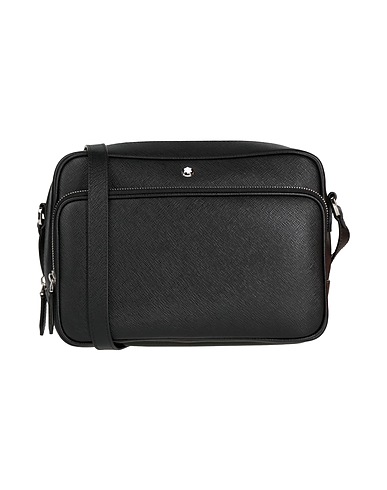 MONTBLANC Umhängetasche Schwarz Leder