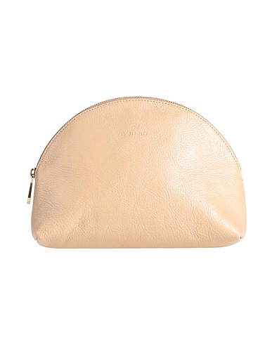IL BISONTE Beauty case Sabbia Pelle