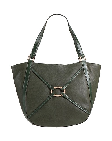 THE BRIDGE Handtasche Dunkelgrün 100% Leder