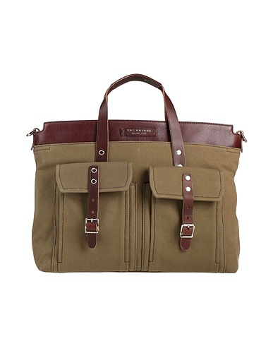 THE BRIDGE Borsa a mano Verde militare Pelle, Fibre tessili