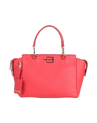 BALDININI Handbag Red 80% Calf hair, 20% PVC - Polyvinyl chloride