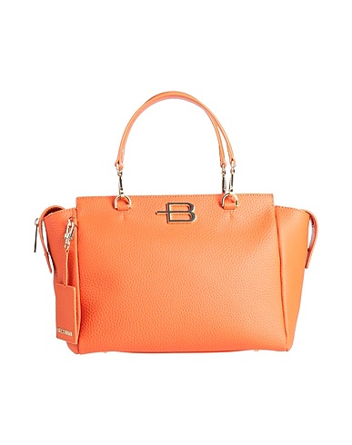 BALDININI Handbag Orange 80% Calf hair, 20% PVC - Polyvinyl chloride