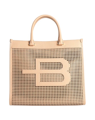 BALDININI Handtasche Beige 80% Kalbsleder, 20% PVC - Polyvinylchlorid