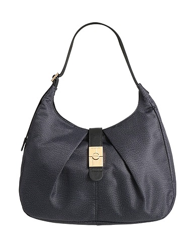 BORBONESE Handbag Charcoal 100% Polyester