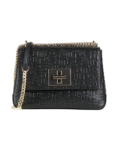 BALDININI Cross-body bags Black 80% Calfskin, 20% PVC - Polyvinyl chloride