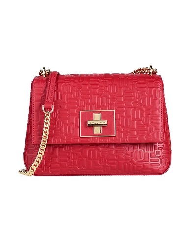 BALDININI Cross-body bags Red 80% Calfskin, 20% PVC - Polyvinyl chloride
