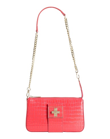 BALDININI Shoulder bag Red 80% Calfskin, 20% PVC - Polyvinyl chloride