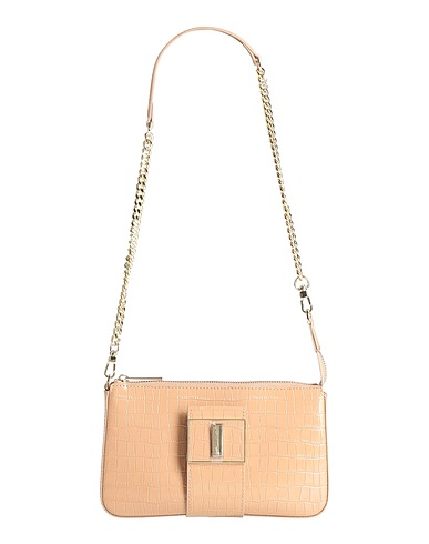 BALDININI Shoulder bag Sand 80% Calfskin, 20% PVC - Polyvinyl chloride