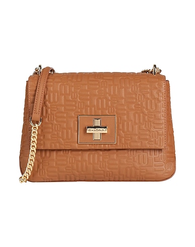 BALDININI Borsa a tracolla Cammello 80% Pelle di vitello, 20% PVC - Polivinilcloruro