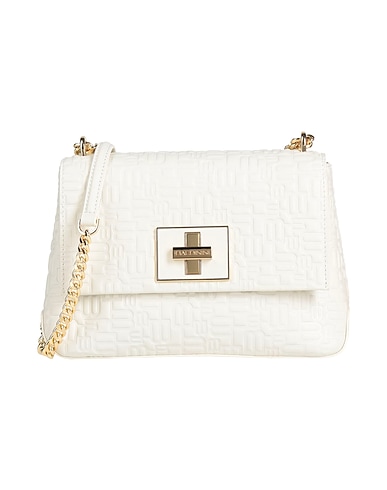 BALDININI Across-body bag Ivory 80% Calfskin, 20% PVC - Polyvinyl chloride