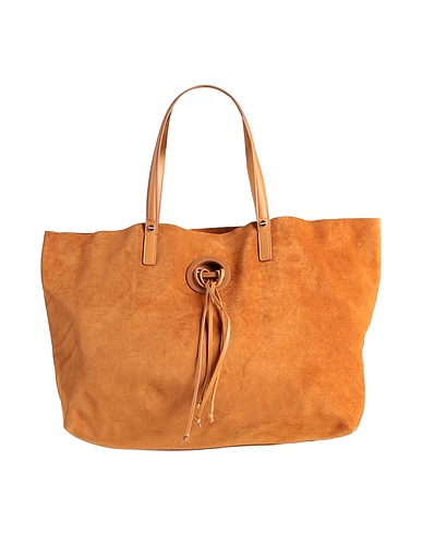 BORBONESE Handbag Tan 100% Leather