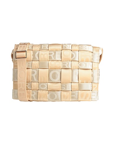 BORBONESE Across-body bag Beige 100% Polyester