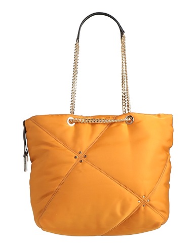 BORBONESE Shoulder bag Camel 100% Polyester, Leather