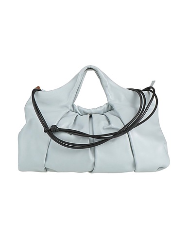 BORBONESE Handbag Light grey Leather
