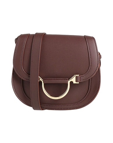 BORBONESE Handbag Dark brown 100% Leather