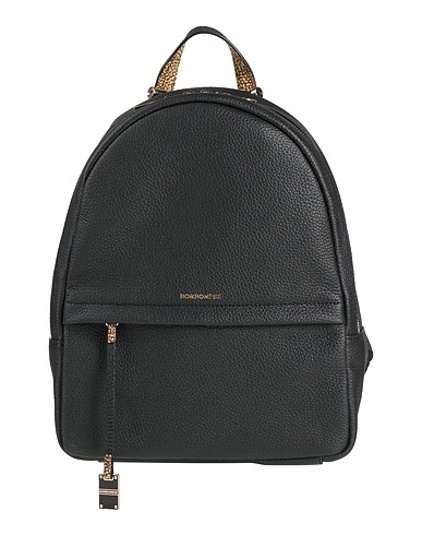 BORBONESE Rucksäcke Schwarz Leder