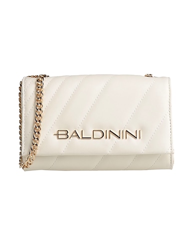 BALDININI Borsa a tracolla Bianco 80% Pelle di vitello, 20% PVC - Polivinilcloruro