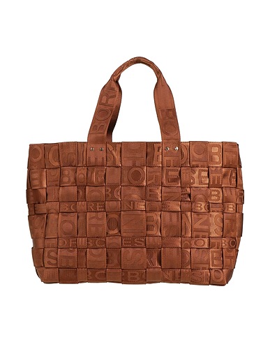 BORBONESE Handbag Tan 100% Polyester