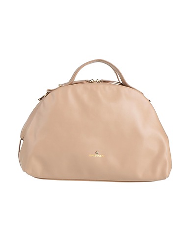 BORBONESE Handbag Beige Leather