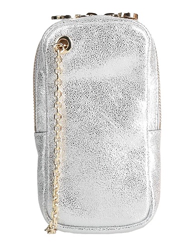 BORBONESE Cross-body bags Silver Leather