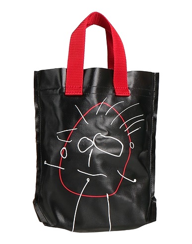 PLAN C Handbag Black Textile fibers